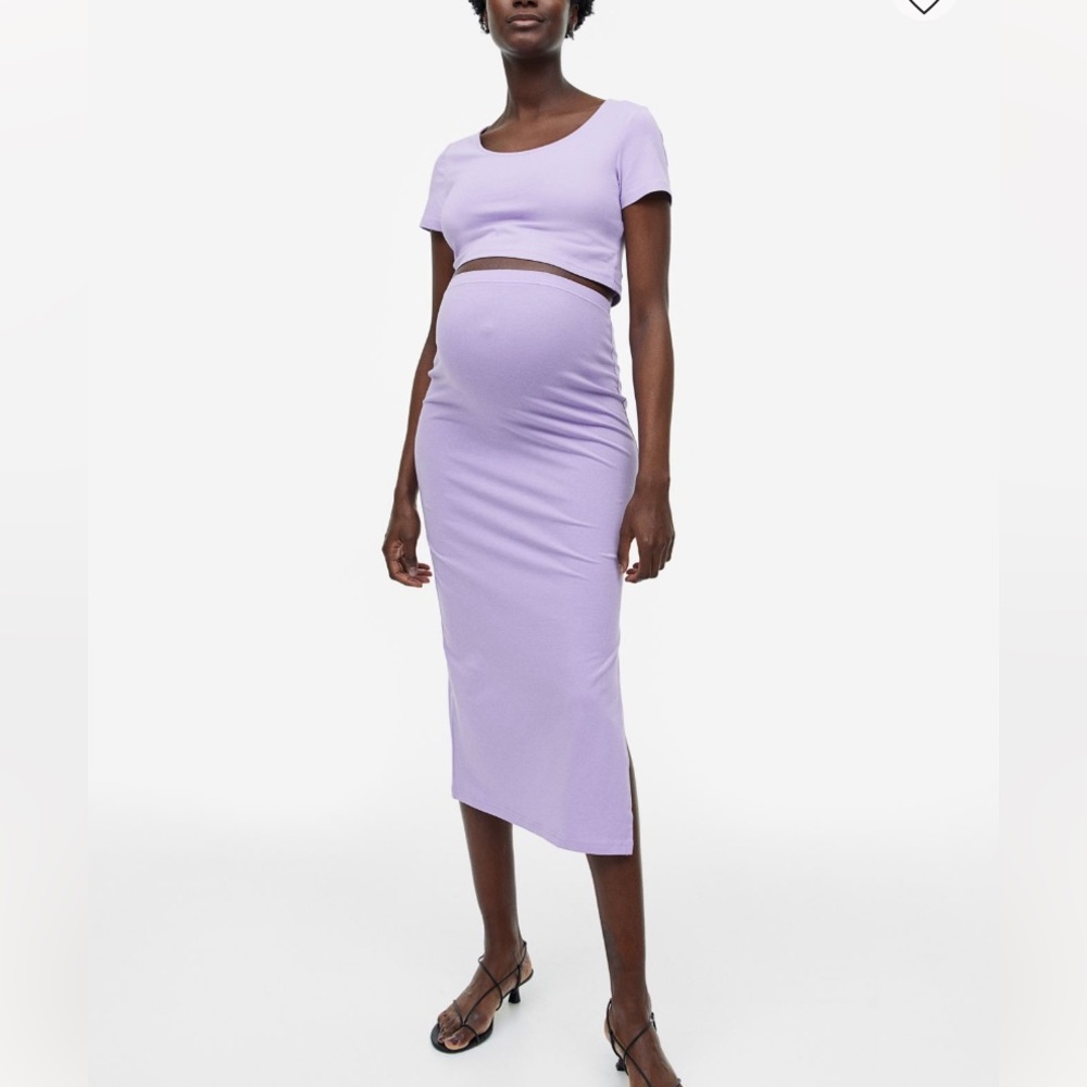H&M MAMA 2 piece Top and Skirt Set
